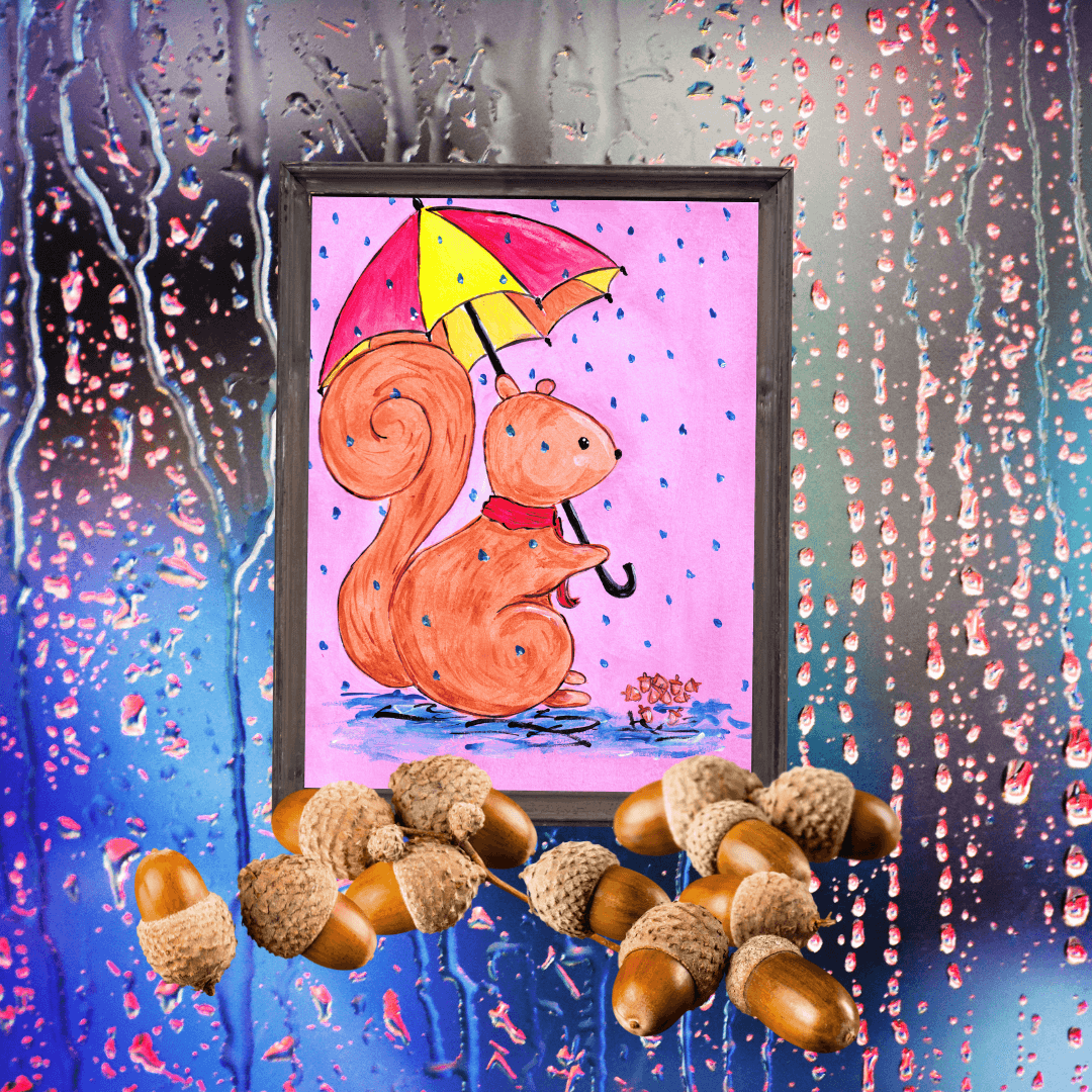 Viki-Thorbjorn-Art-Squirrel-In-The-Rain-1